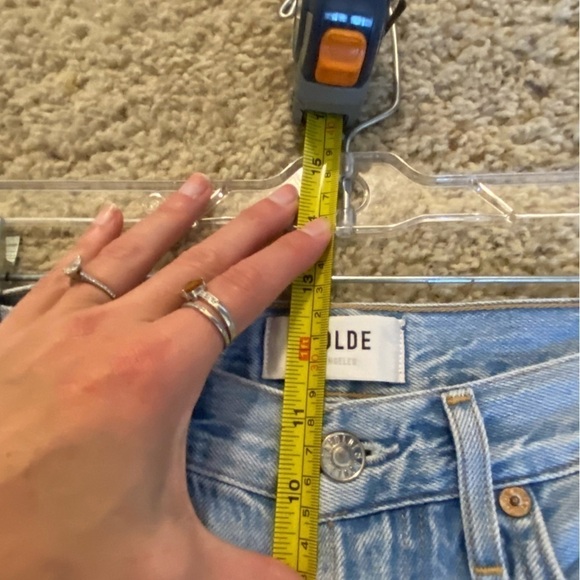 Agolde Women’s Riley Crop Straight Leg Jeans Size 26 Light Wash Button Fly - Picture 8 of 11